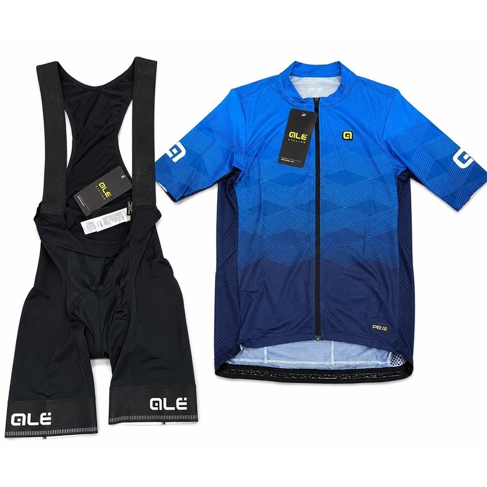 Alé Cycling PR-R Magnitude Jersey Pragma Corsa 2.0 Bib Shorts Set L NWT